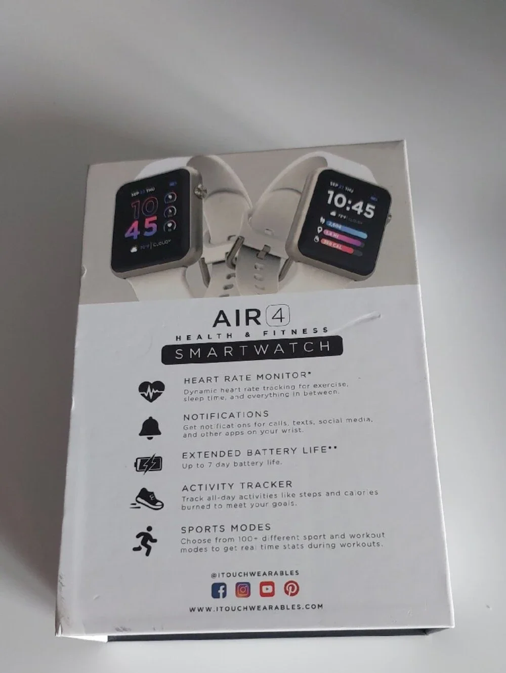 Air 4 Smartwatch - Cream/Gold